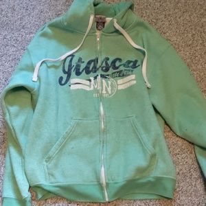 Itasca state park zip-up hoodie